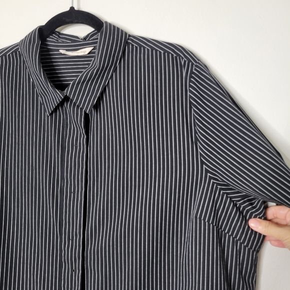 Soft Surroundings Striped Button Up Shirt - Picture 3 of 10
